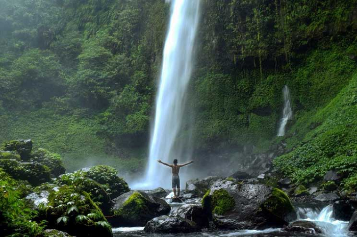The Charm of Lider Waterfall, the Tallest in Banyuwangi